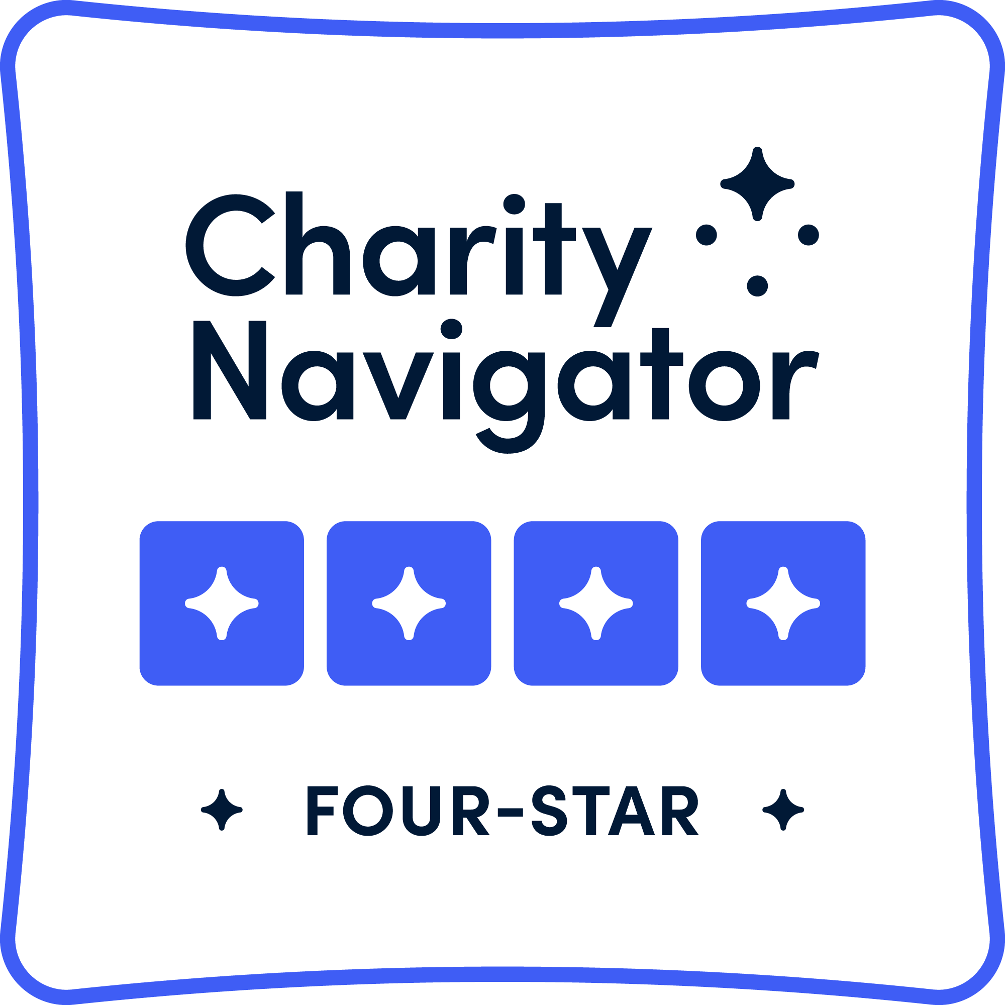 Four Star Rating from Charity Navigator