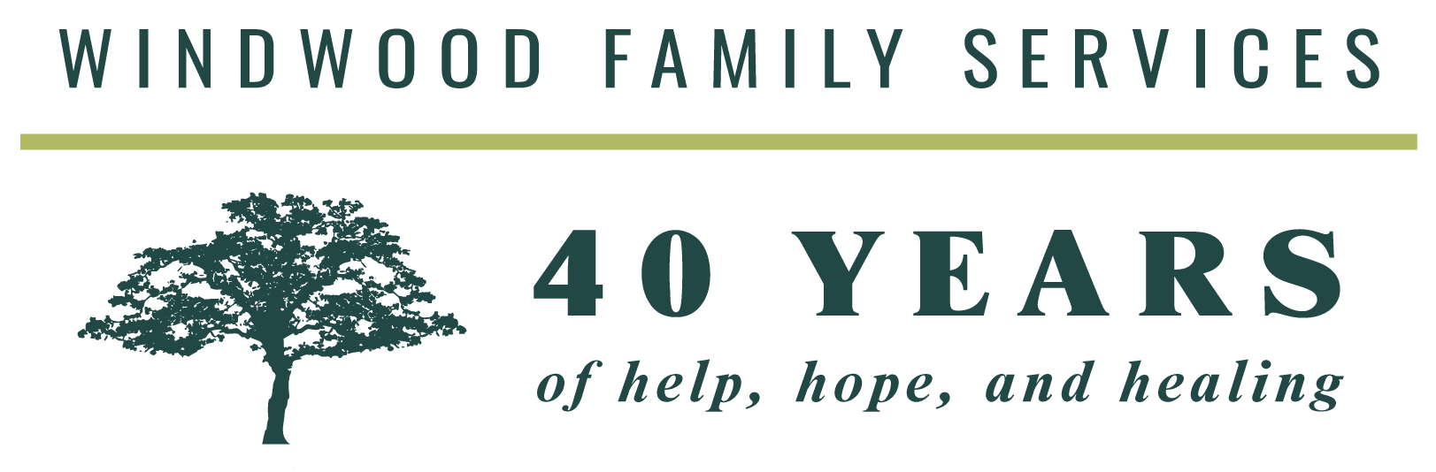 Windwood Family Services. 40 Years of help, hope, and healing